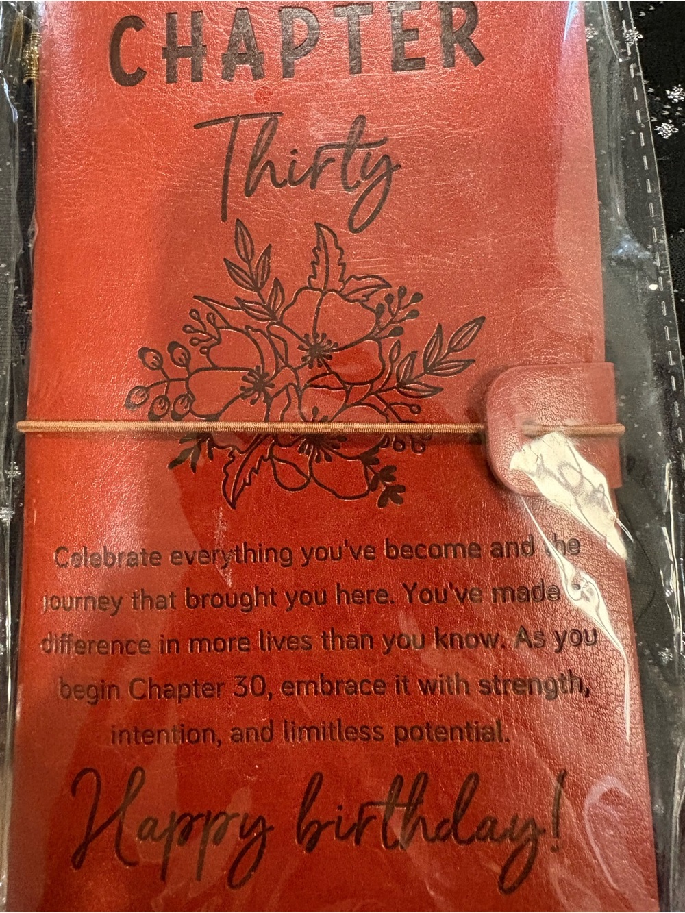 Brand New Sealed Chapter Thirty Red Journal Notebook - Women's Accessory